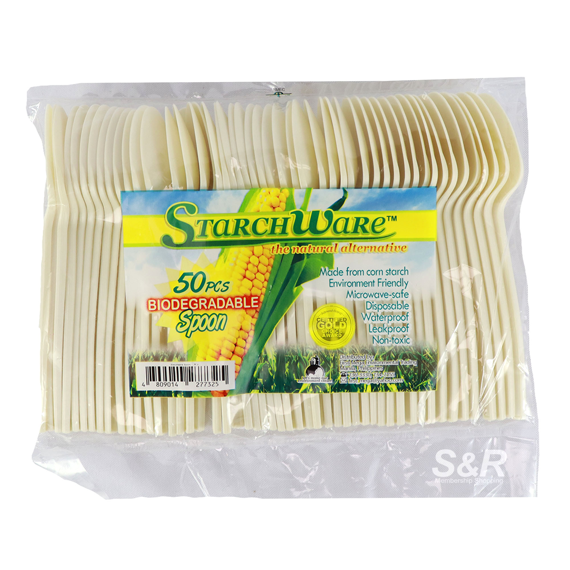 Starch Ware Biodegradable Spoon 50pcs Starch Ware Biodegradable Spoon 50pcs